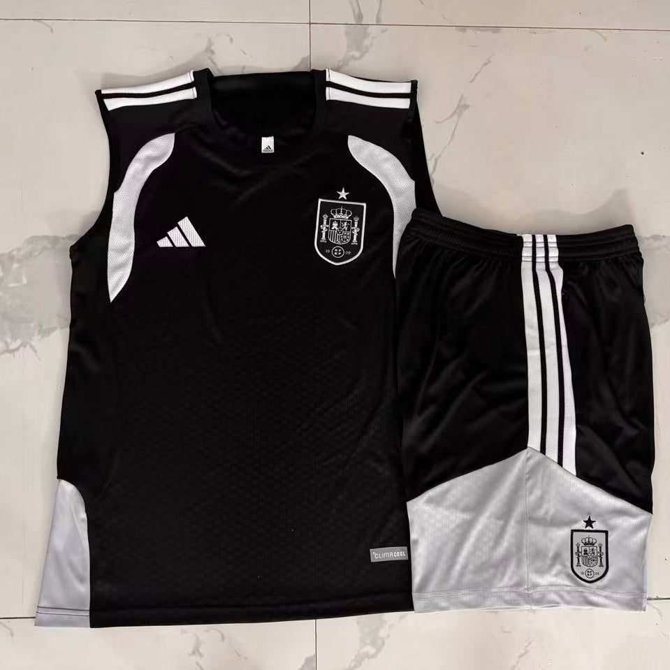Spanje 26/27 Mouwloos Set Zwart