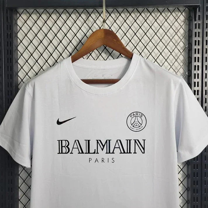 PSG Paris Saint-Germain "Balmain" White Limited Jersery