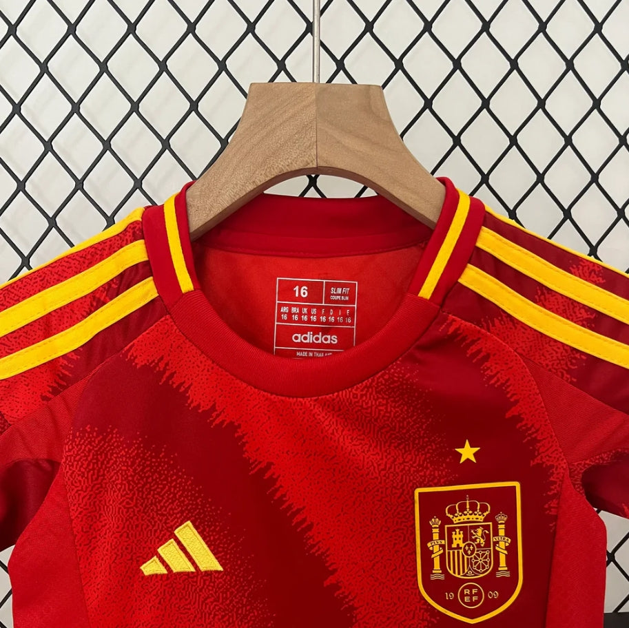 Spain 2024 Home Jersey Kids Size