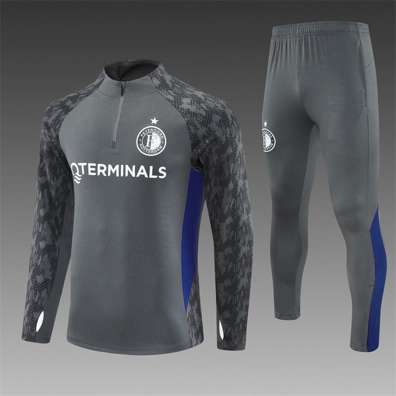 Feyenoord Trainingspak Grijs Blauwe 25/26