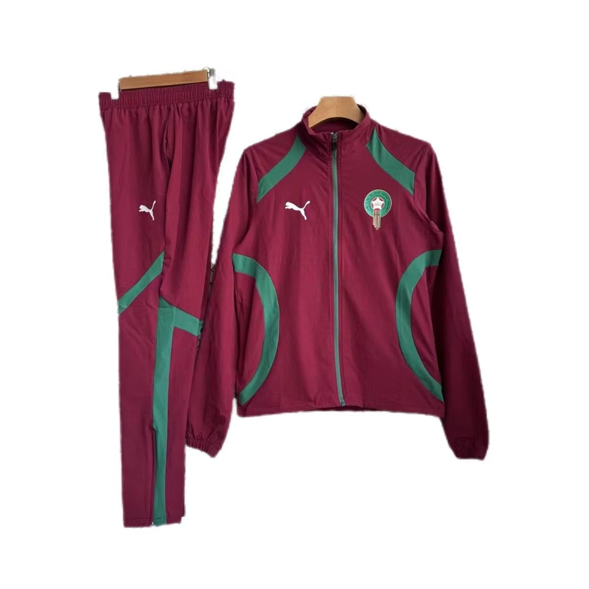 Marokko Trainingspak Rood Groen 25/26