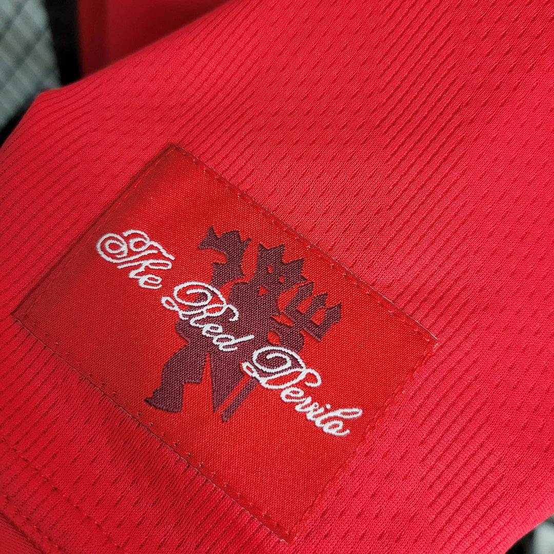 Manchester United 2007-2008 Home Kit Long Sleeve