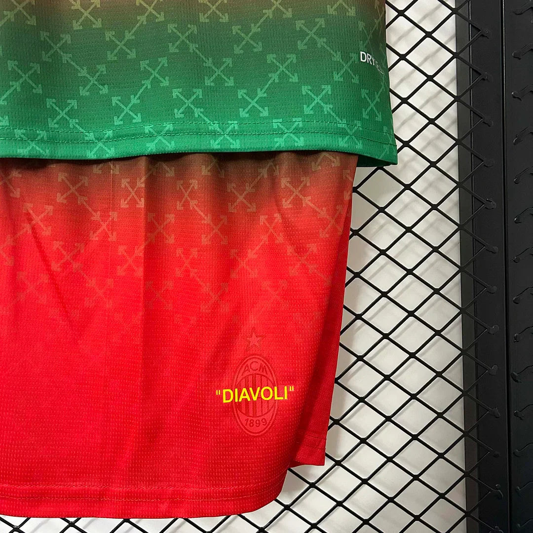 AC Milan X Off White Limited Jersey Kids Size