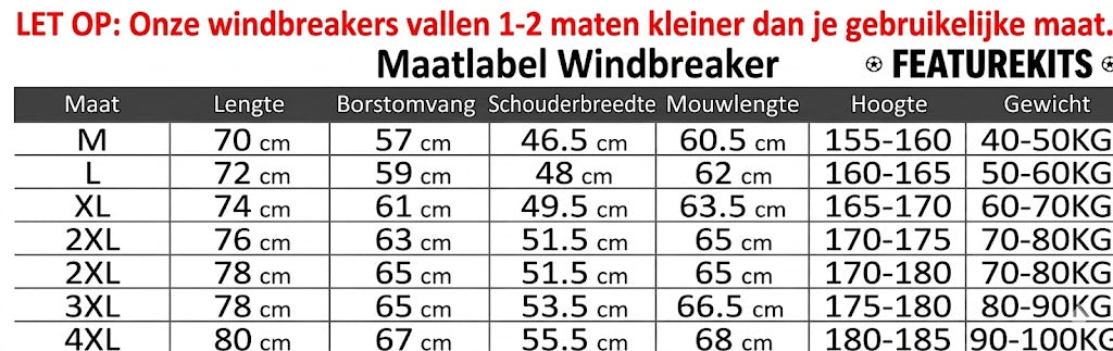 Brazilië Windbreaker Groen
