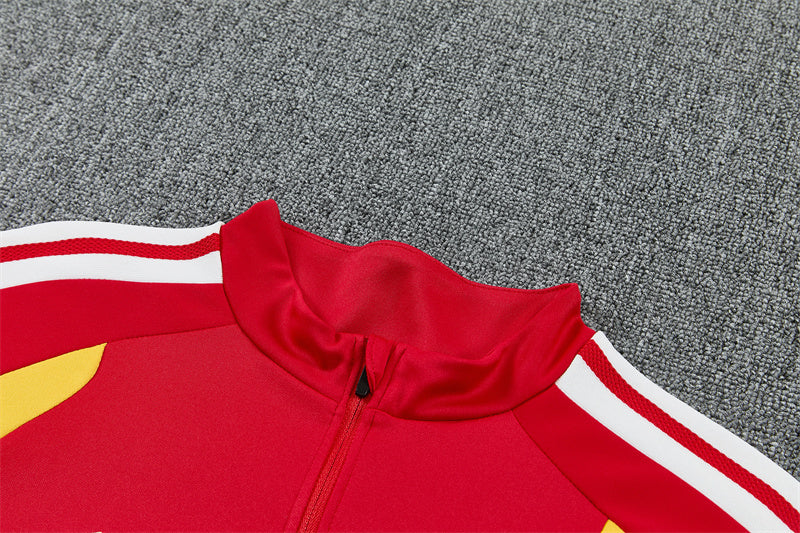 25/26 Duitsland Rood Zwart Trainingspak