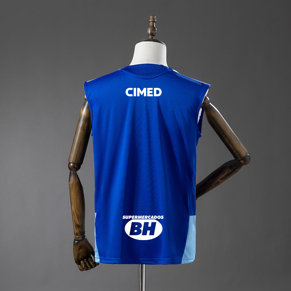 Cruzeiro 26/27 Met Sponsors Training - Blue Tanktop Shirt