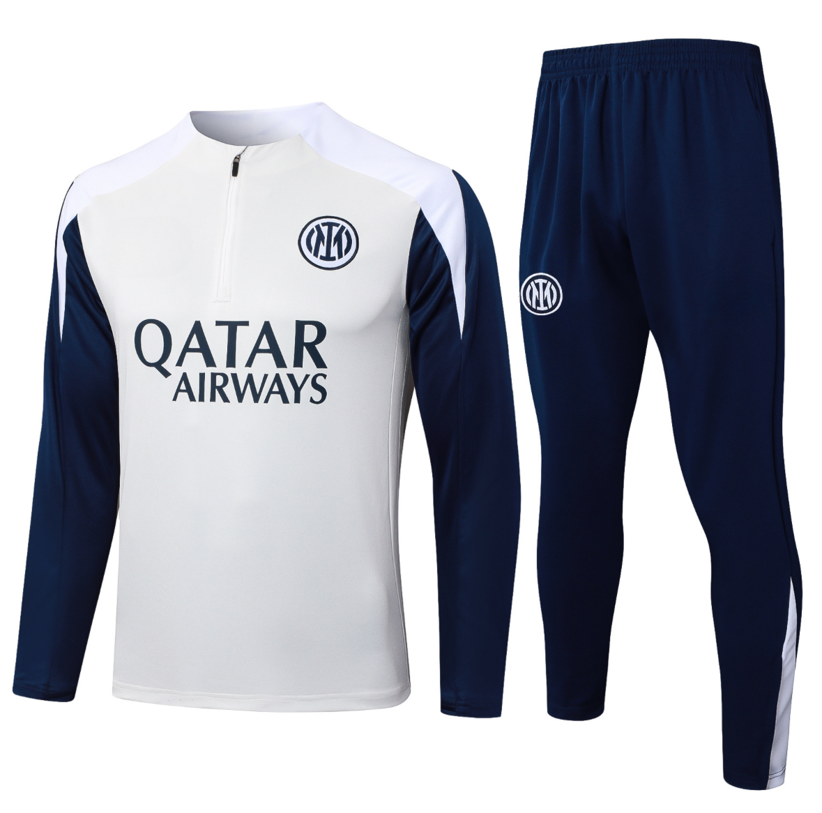 25/26 Inter Milan White and Blue Tracksuit