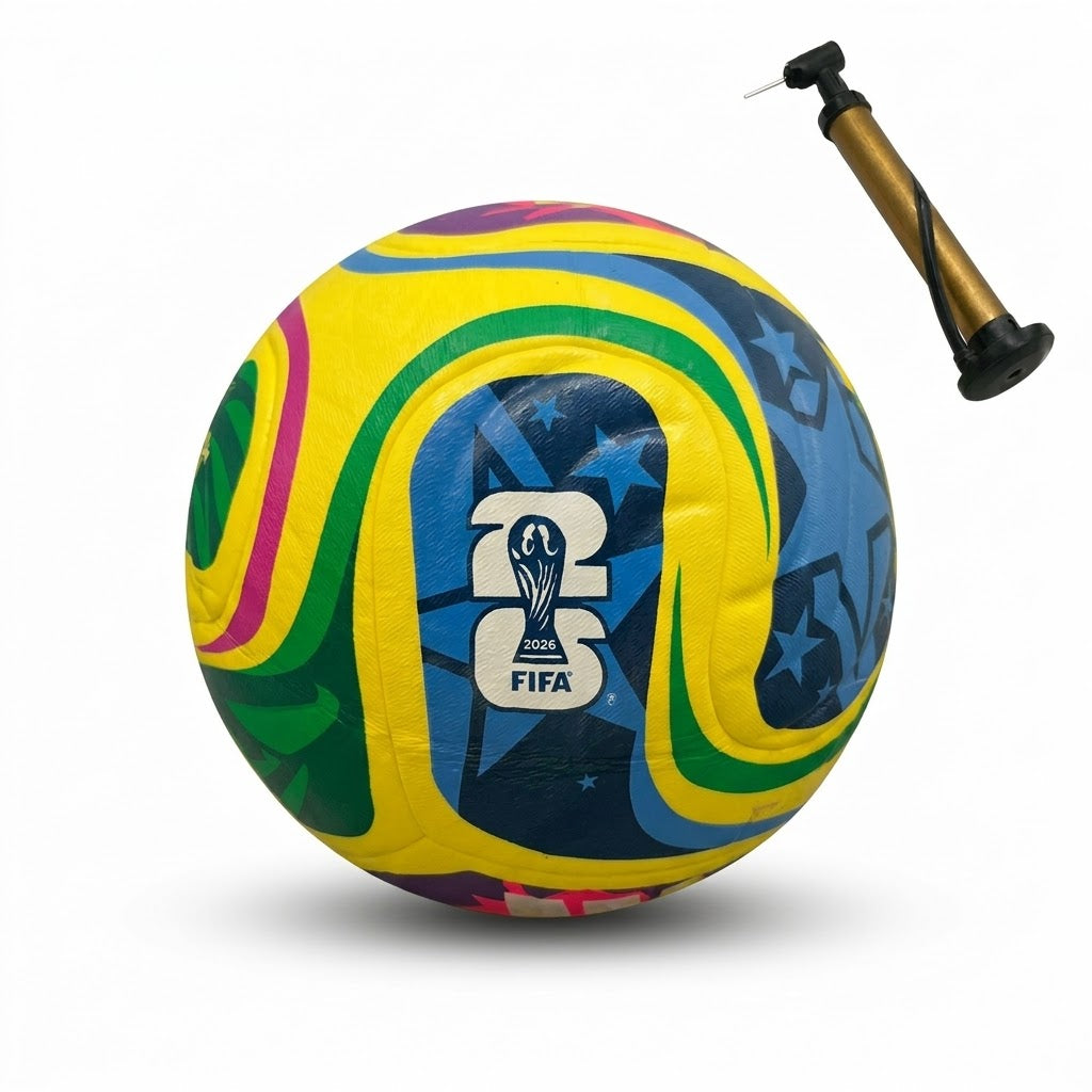 WK 2026 Voetbal – Geel Multicolor Design