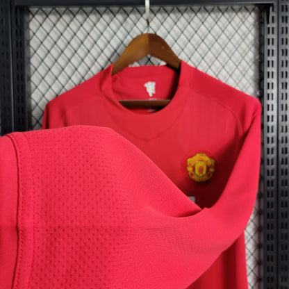 Manchester United 2007-2008 Home Kit Long Sleeve