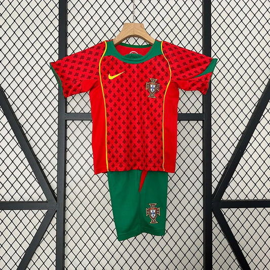 2004 Retro Portugal Home Jersey