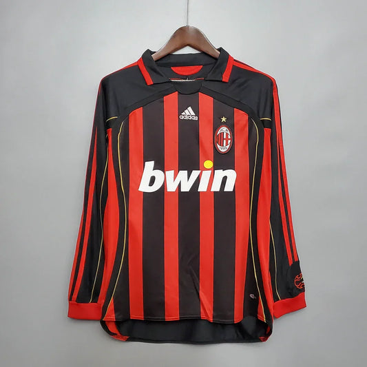 2006/2007 Retro AC Milan Home Jersey Long Sleeve