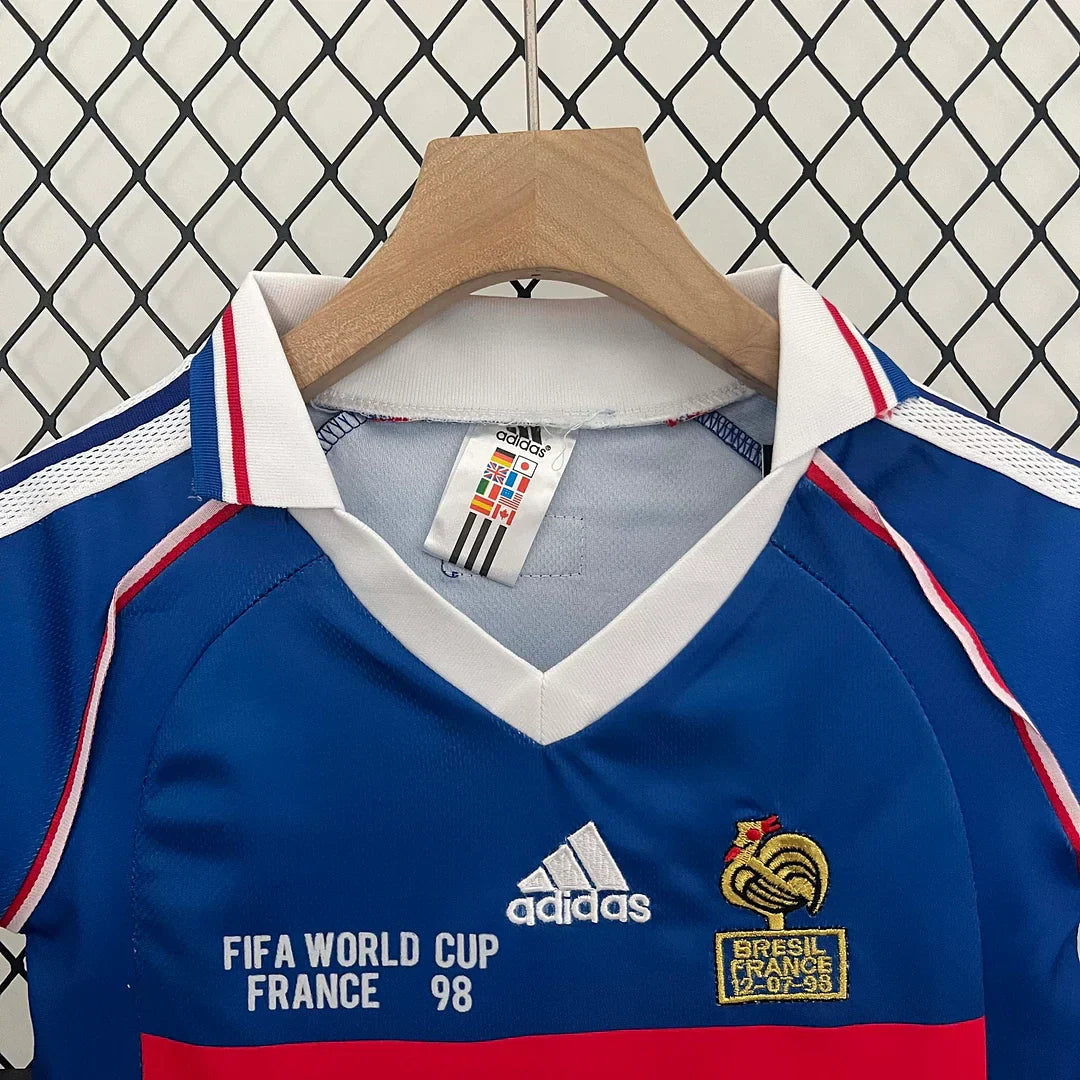 1998 Retro France Home Jersey