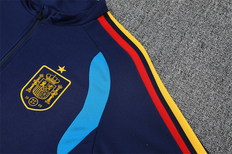 25/26 Spanje Donkerblauw Lichtblauw Trainingspak