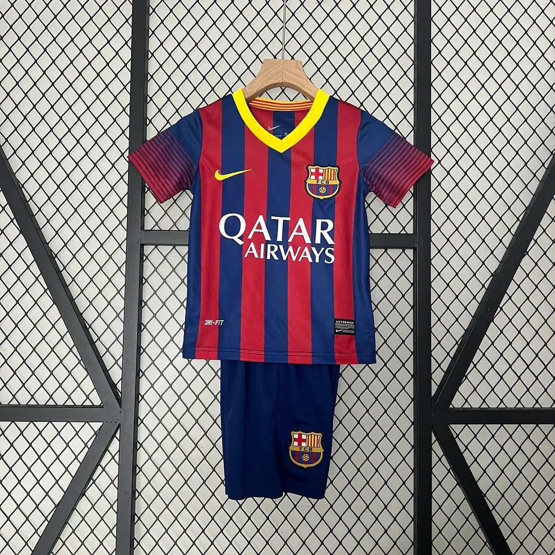 2013/2014 Retro Barcelona Home Kit Kids Size