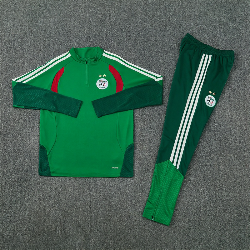 25/26 Algerije Groen Wit Trainingspak