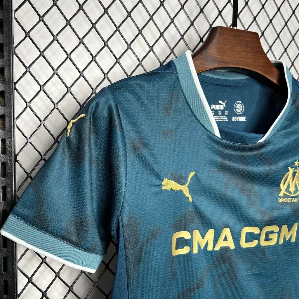 24/25 Olympique Marseille Away Kids Size