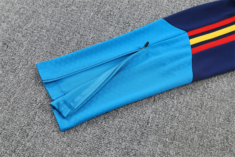 25/26 Spanje Donkerblauw Lichtblauw Trainingspak