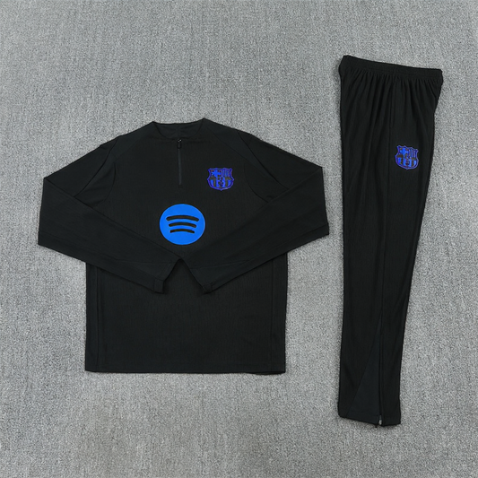 25/26 FC Barcelona Zwart Blauw Trainingspak