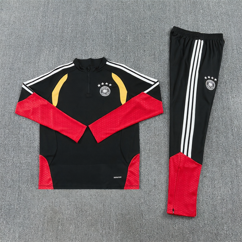 25/26 Duitsland Zwart Rood Trainingspak