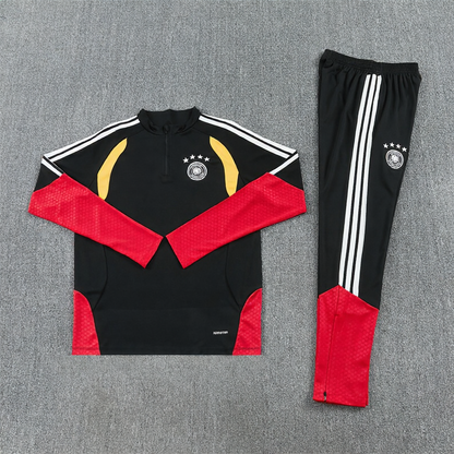 25/26 Duitsland Zwart Rood Trainingspak