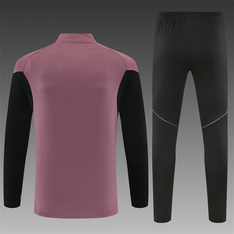 25/26 Real Madrid Roze Zwart Trainingspak