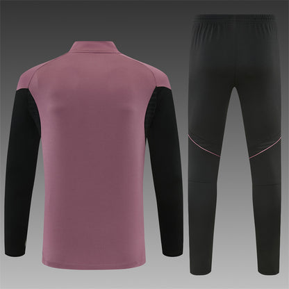25/26 Real Madrid Roze Zwart Trainingspak