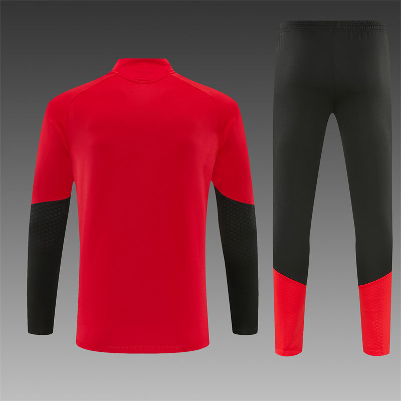25/26 Duitsland Rood Zwart Trainingspak