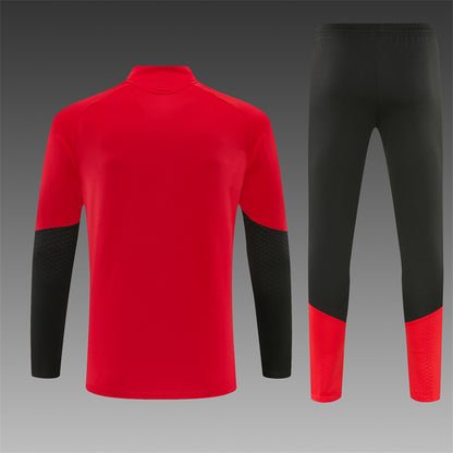 25/26 Duitsland Rood Zwart Trainingspak