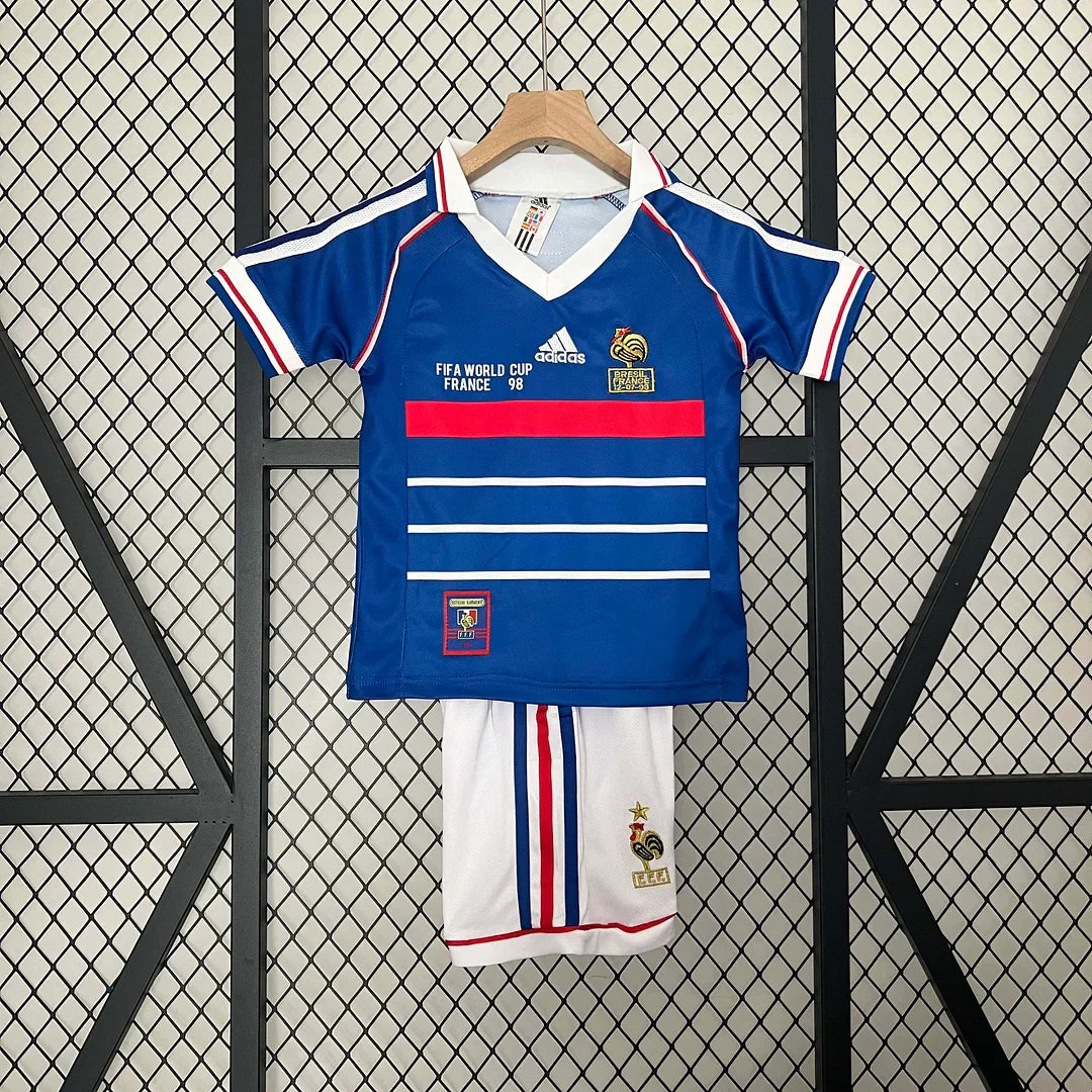 1998 Retro France Home Jersey