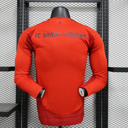 24/25 Bayern Munchen Home Kit Long Sleeve