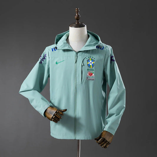 Brazilië Windbreaker Groen (Op Voorraad)