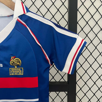 1998 Retro France Home Jersey