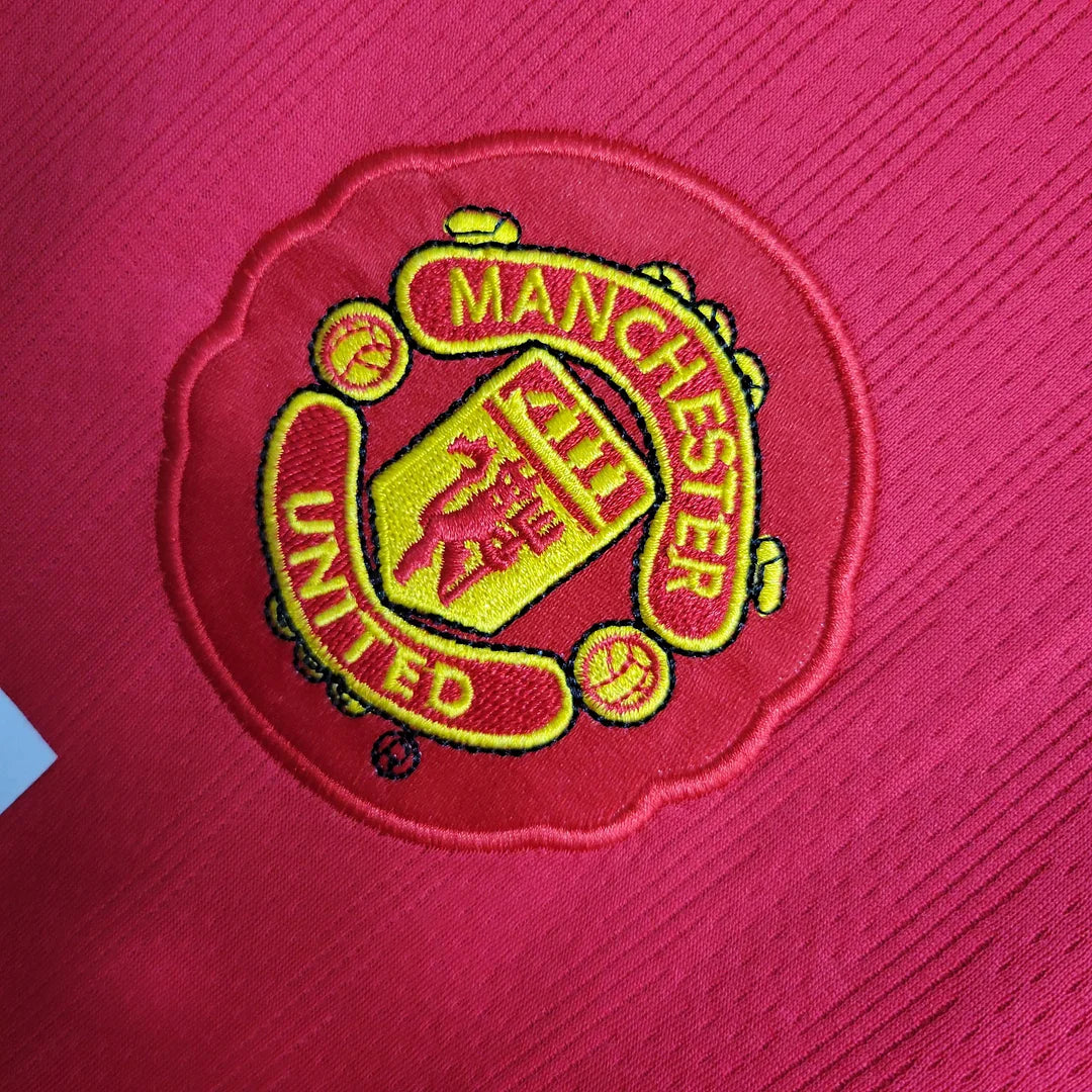 Manchester United 2007-2008 Home Kit Long Sleeve