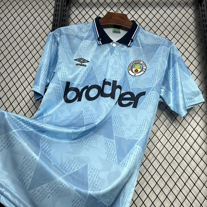 1989/1991 Retro Manchester City Home Jersey