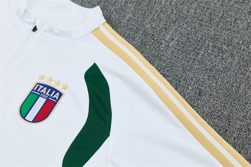 25/26 Italië Wit Groen Trainingspak
