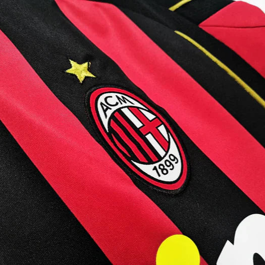 AC Milan 2007-2008 Long Sleeve Home Kit
