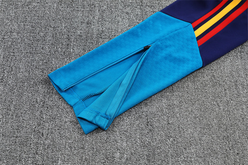 25/26 Spanje Lichtblauw Donkerblauw Trainingspak