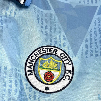 1989/1991 Retro Manchester City Home Jersey