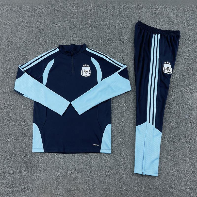 25/26 Argentinië Donkerblauw Lichtblauw Trainingspak