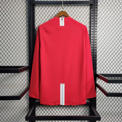 Manchester United 2007-2008 Home Kit Long Sleeve
