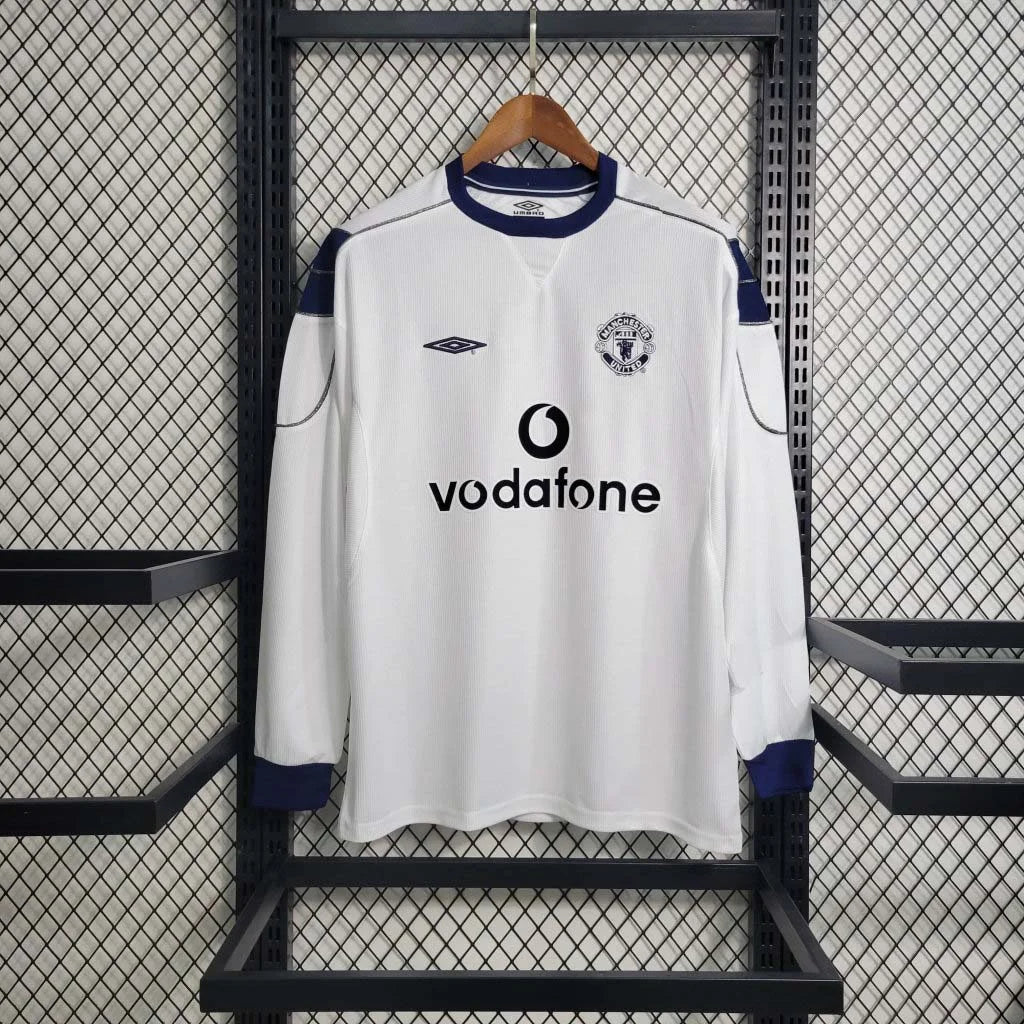2000/2001 Retro Manchester United Away Long Sleeve
