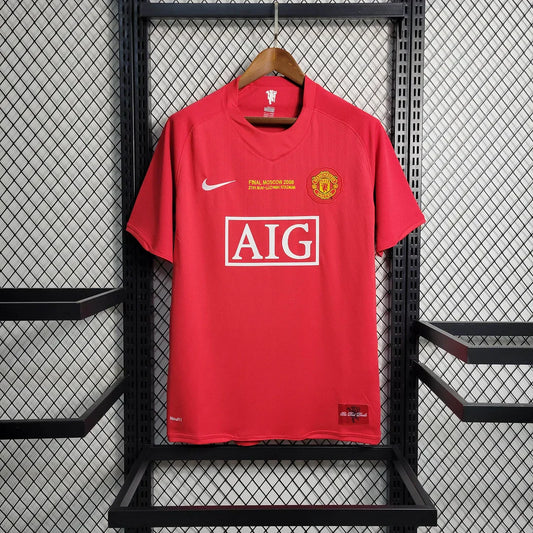 2007/2008 Retro Manchester United Home Champions League Kit