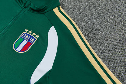 25/26 Italië Groen Wit Trainingspak