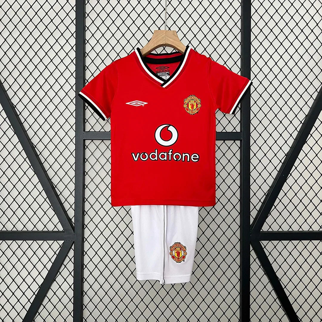 2000/2002 Retro Manchester United Home Kids Size