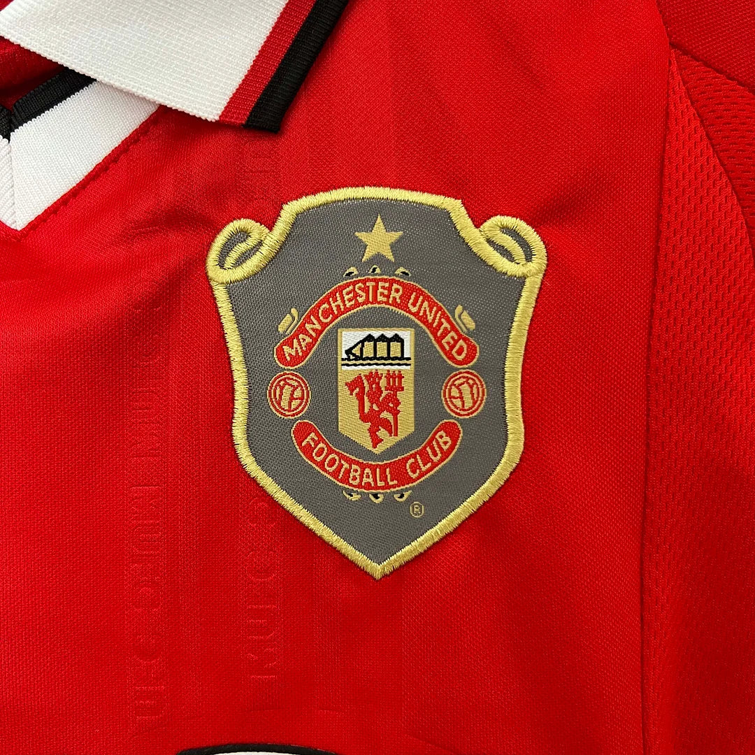 1999/2000 Retro Manchester United European Home Kids Size