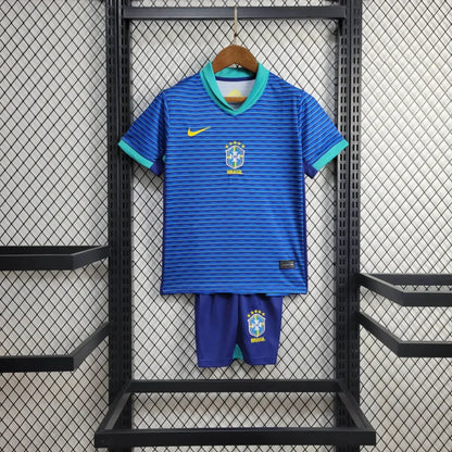 Brazil 24/25 Away Jersey Kids Size