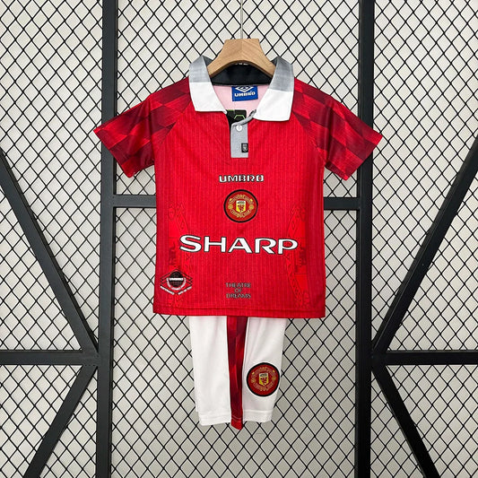 1996/1998 Retro Manchester United Home Kids Size
