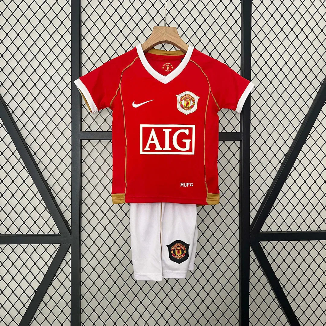 2006/2007 Retro Manchester United Home Kids Size