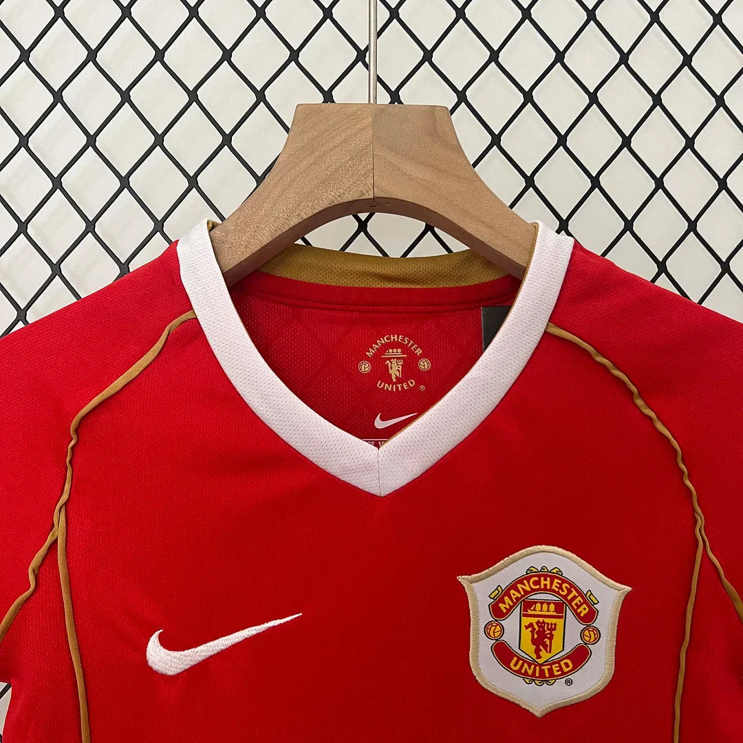 2006/2007 Retro Manchester United Home Kids Size