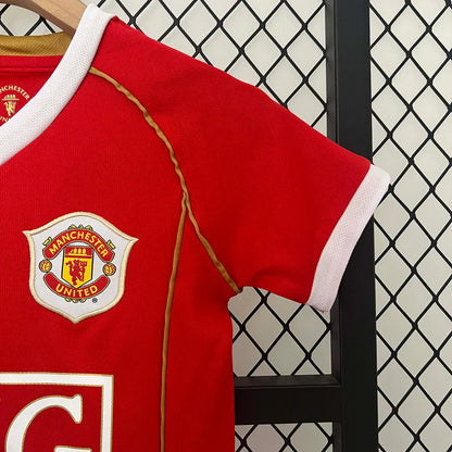 2006/2007 Retro Manchester United Home Kids Size
